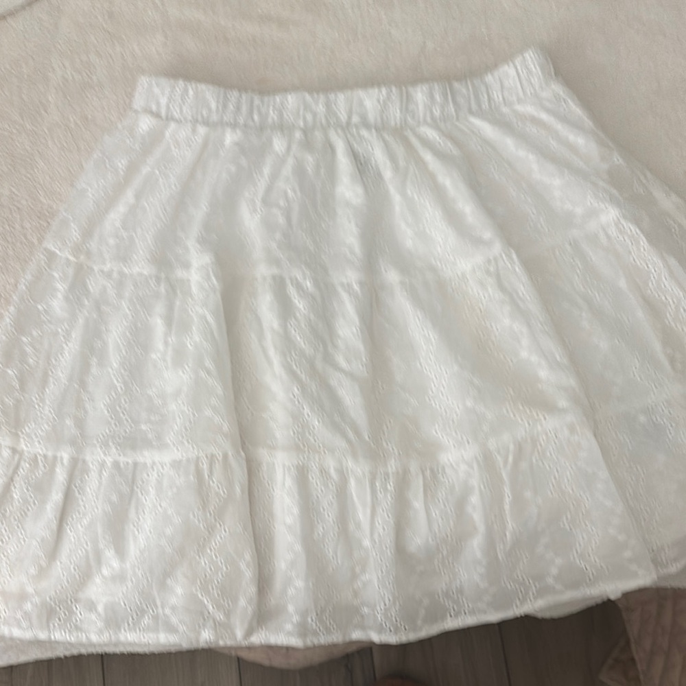 Wild Fable White Skater Skirt